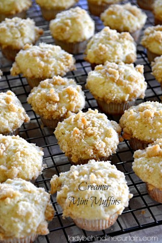 Creamer Mini Muffins - Lady Behind The Curtain