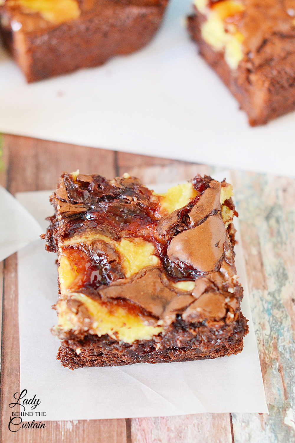 Raspberry Cheesecake Brownies
