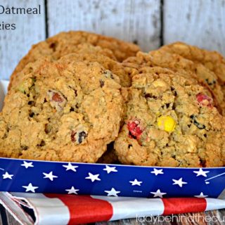 Trail Mix Oatmeal Cookies - Lady Behind The Curtain