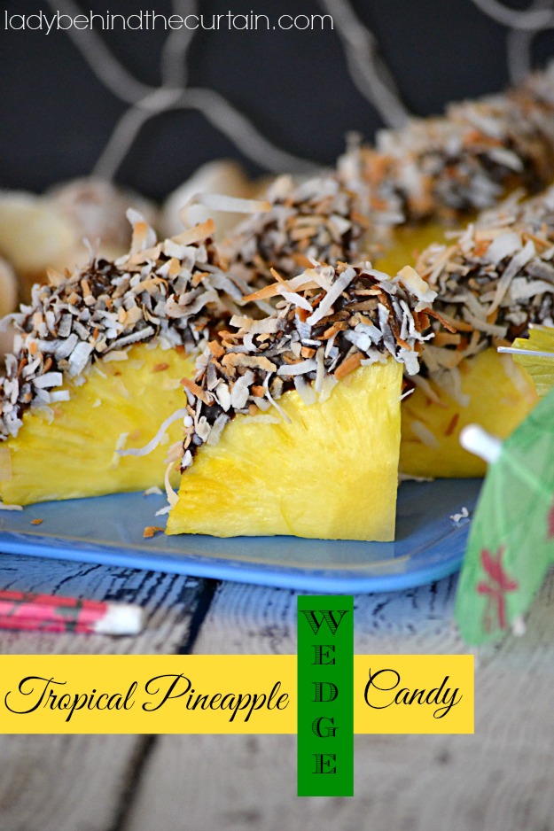 Tropical Pineapple Wedge Candy - Lady Behind The Curtian