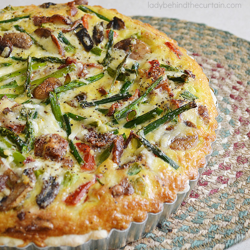 Asparagus Bacon Quiche 