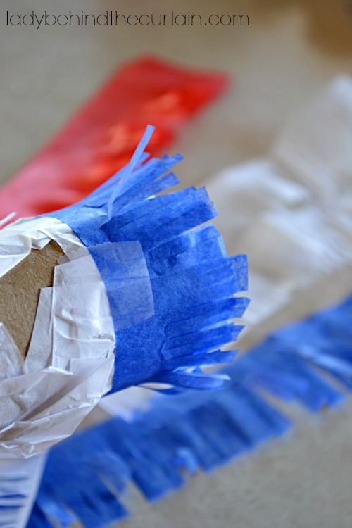 Star Spangled Piñata Banner - Lady Behind The Curtain
