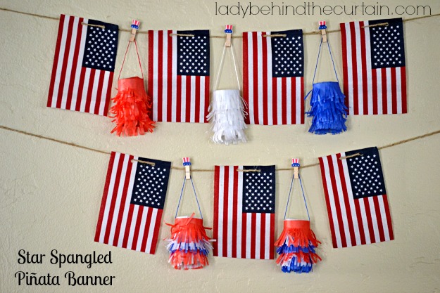 Star Spangled Piñata Banner - Lady Behind The Curtain
