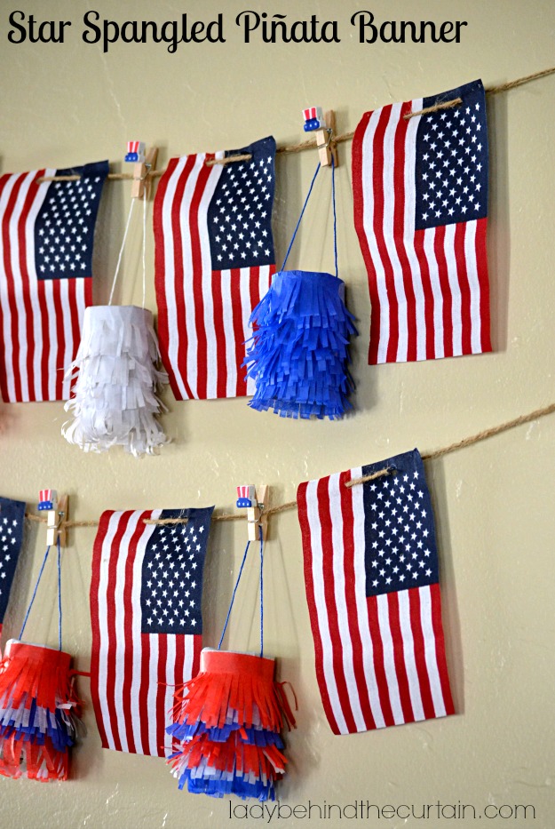 Star Spangled Piñata Banner - Lady Behind The Curtain