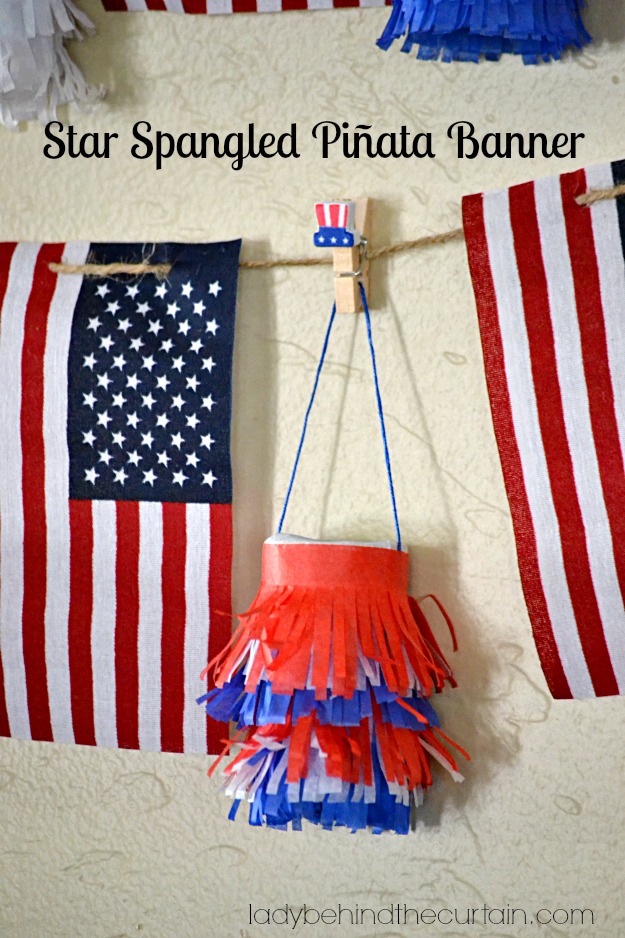 Star Spangled Piñata Banner - Lady Behind The Curtain