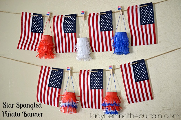 Star Spangled Piñata Banner - Lady Behind The Curtain