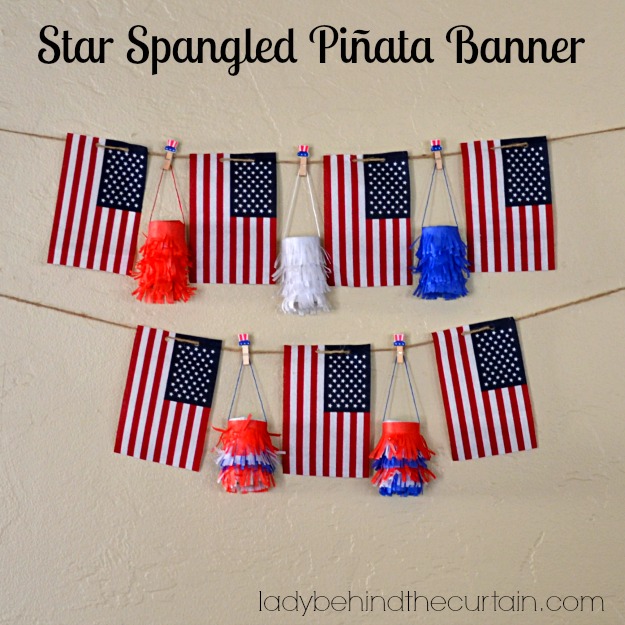 Star Spangled Piñata Banner - Lady Behind The Curtain