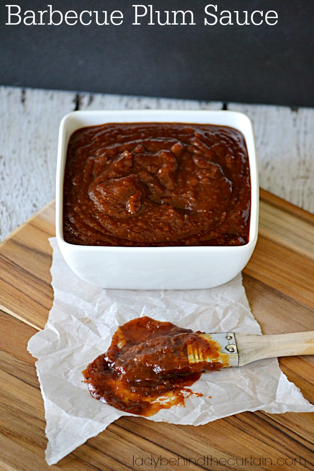 Summer Barbecue Plum Sauce Recipe - Lady Behind The Curtain