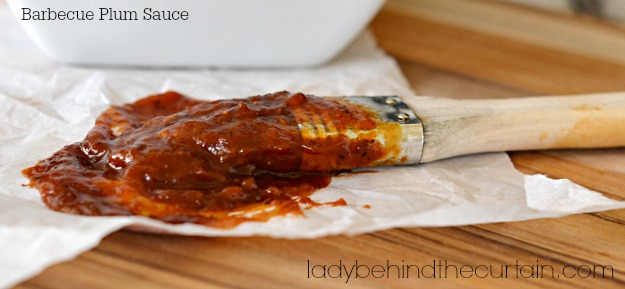 Summer Barbecue Plum Sauce Recipe - Lady Behind The Curtain