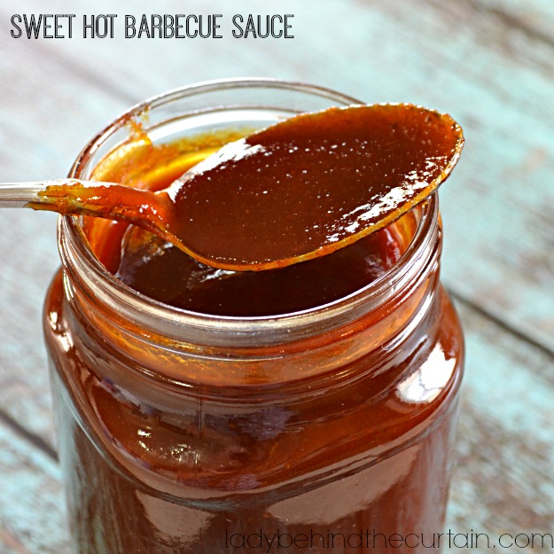 Sweet Hot Barbecue Sauce - Lady Behind The Curtain 