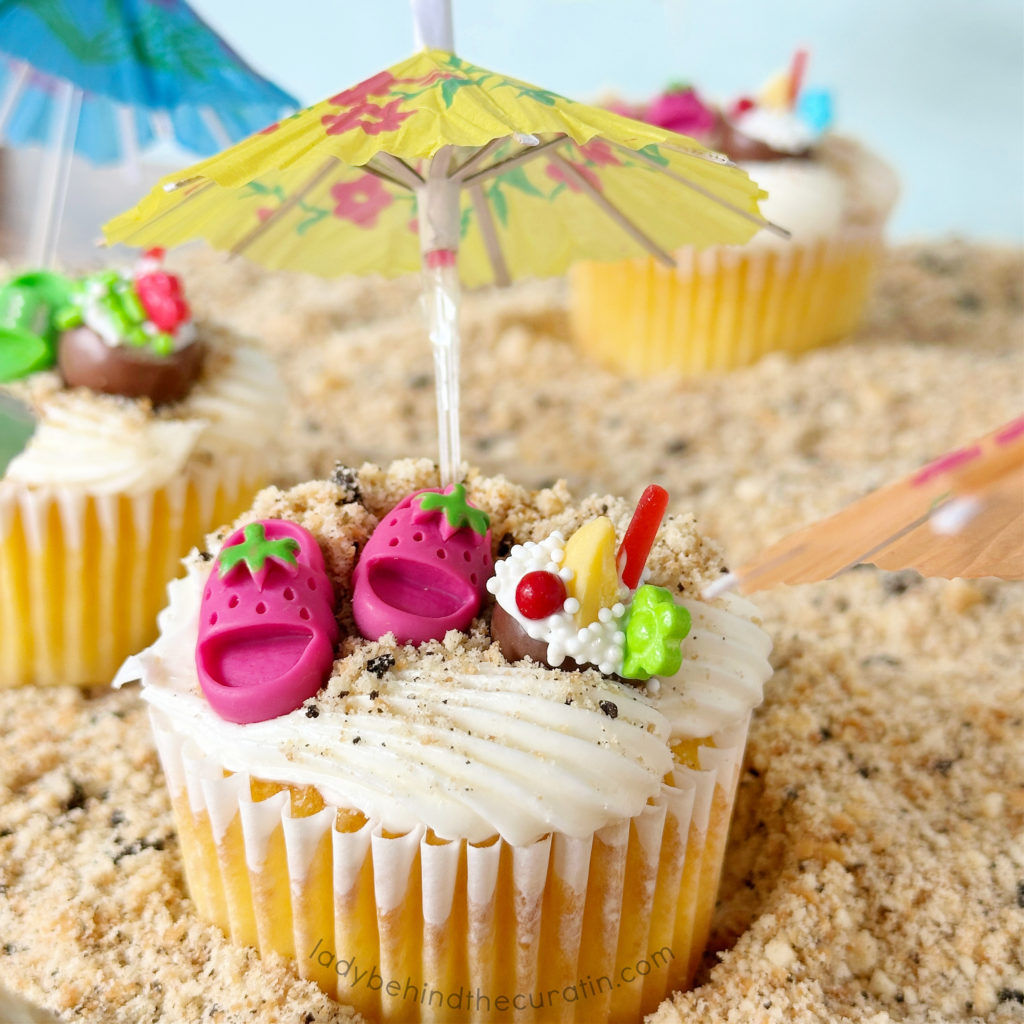 Tropical Mango Cupcakes