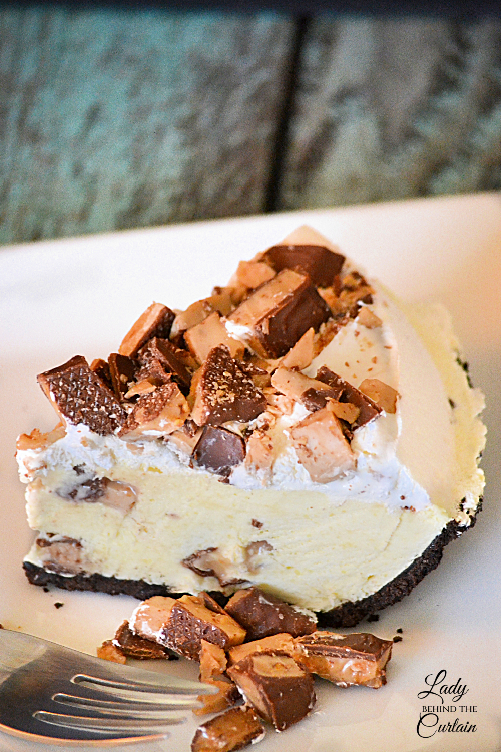 Heath Bar Frozen Cream Pie