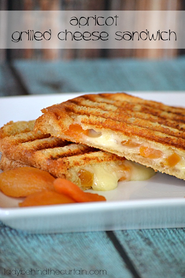 Apricot Grilled Cheese Sandwich - Lady Behind The Curtain