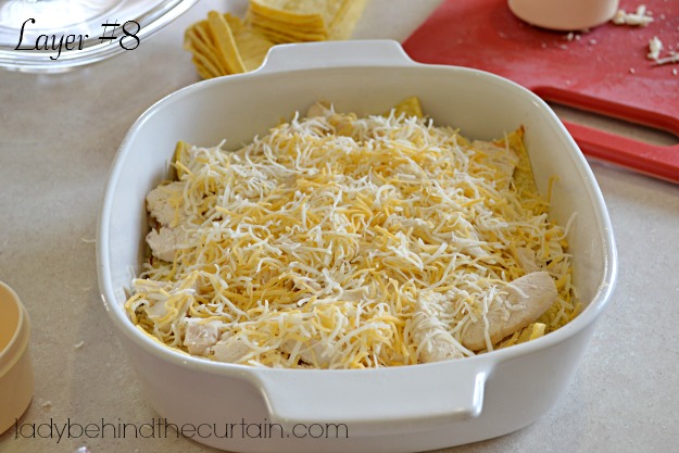 Light Tomatillo Chicken Casserole - Lady Behind The Curtain