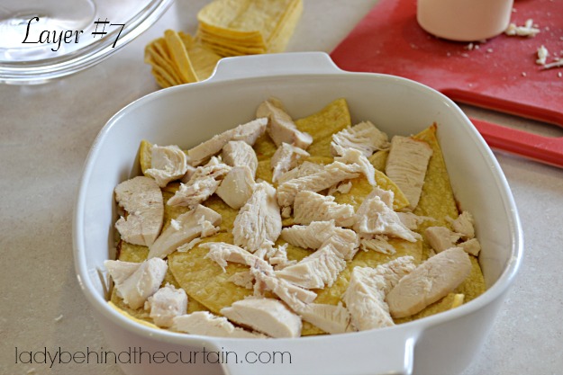 Light Tomatillo Chicken Casserole - Lady Behind The Curtain