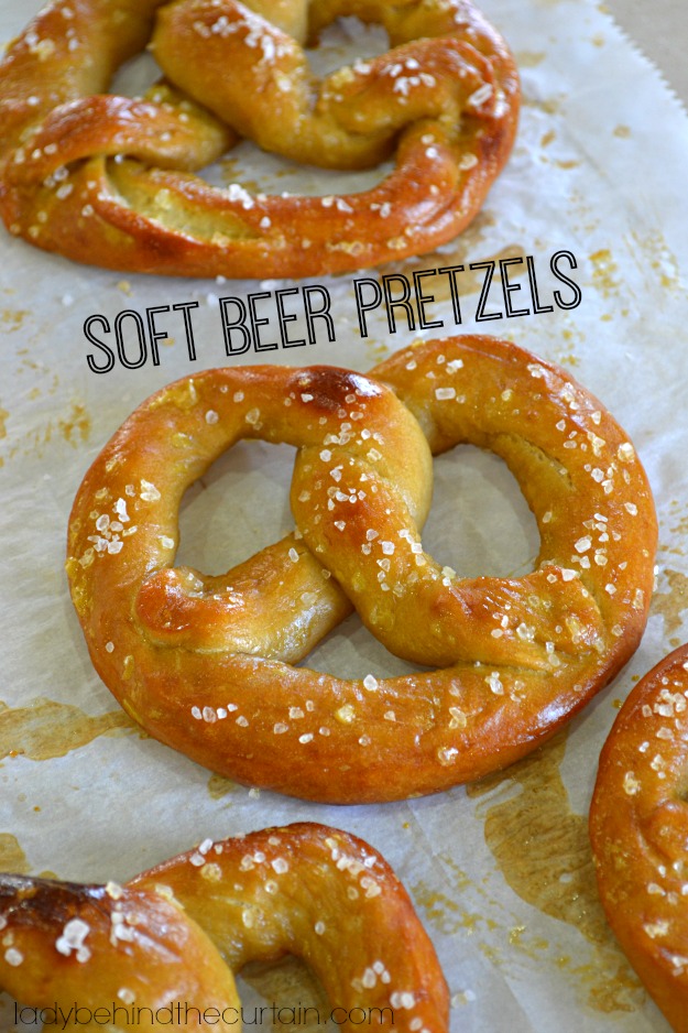Soft Beer Pretzels - Lady Behind The Curtain