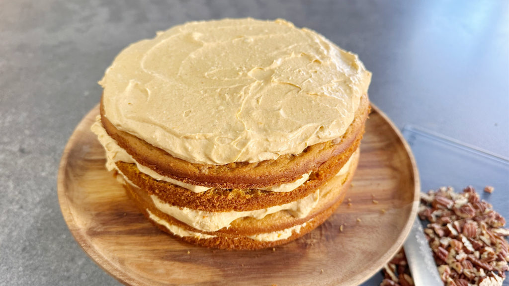 Easy Pumpkin Spice Layered Torte