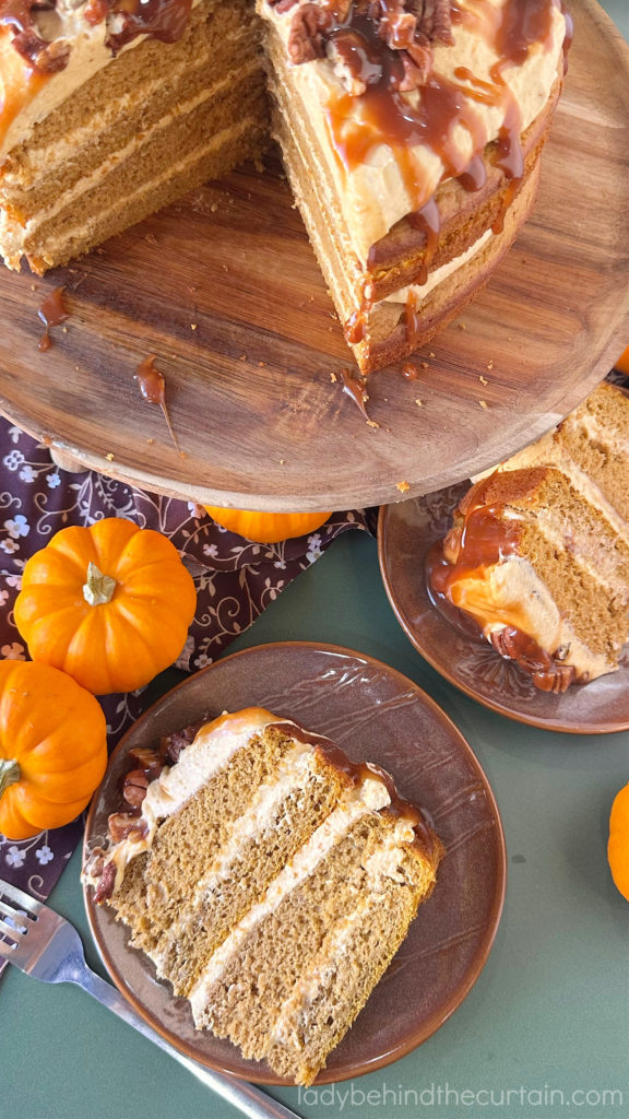 Easy Pumpkin Spice Layered Torte