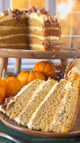 Easy Pumpkin Spice Layered Torte
