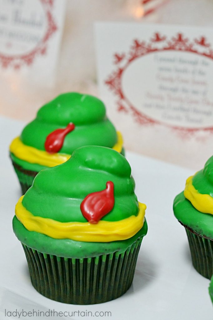 Buddy The Elf High Hat Cupcakes