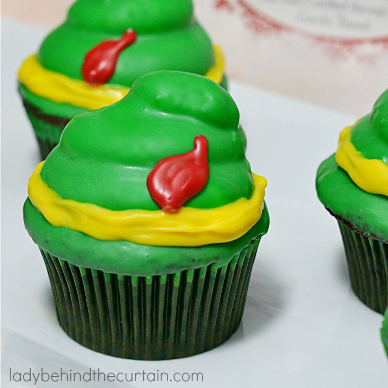 Buddy The Elf High Hat Cupcakes