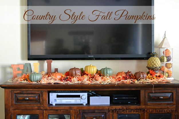 DIY Dollar Tree Country Style Fall Pumpkins