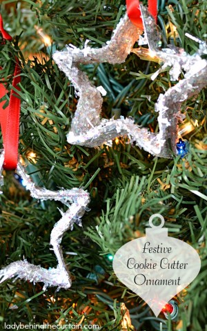 Festive Cookie Cutter Ornament - Lady Behind The Curtain