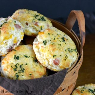 Ham and Cheese Biscuits - Lady Behind The Curtain