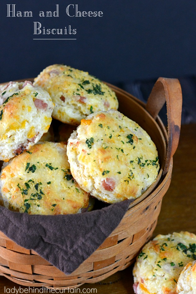 Ham and Cheese Biscuits - Lady Behind The Curtain