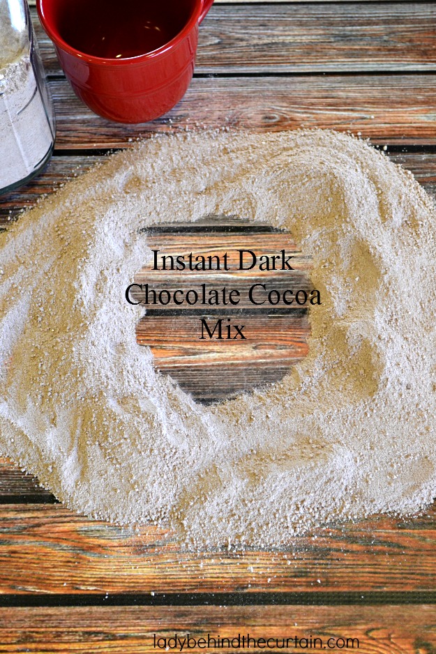 Instant Dark Chocolate Cocoa Mix - Lady Behind The Curtain