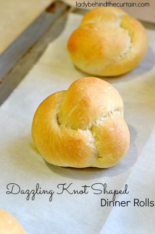 Dazzling Knot Shaped Dinner Rolls - Lady Behind The Curtain