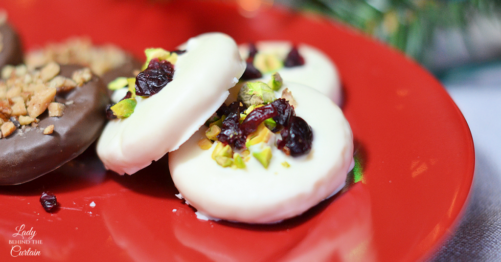 Dipped Shortbread Cookies