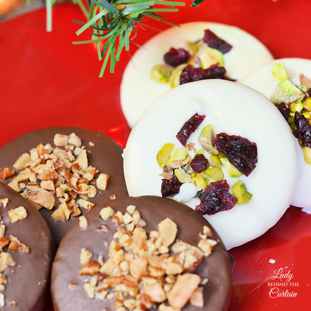 Dipped Shortbread Cookies