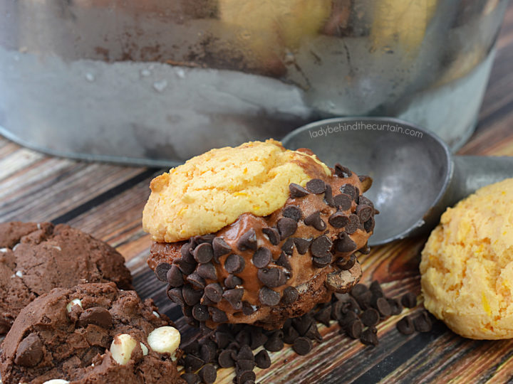 Homemade Chocolate Dipped Oranges Ice Cream Sandwiches