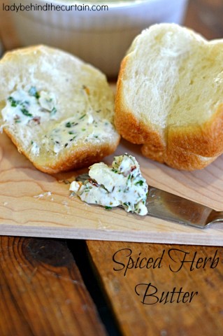 Spicy Herb Butter - Lady Behind The Curtain