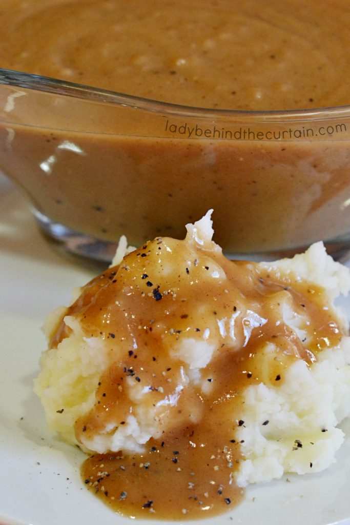 Turkey Gravy Without the Drippings