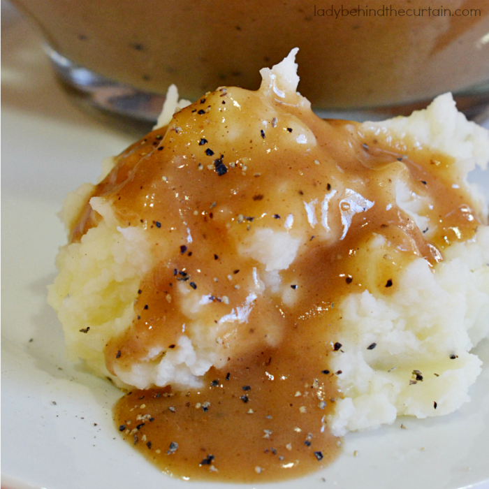 Turkey Gravy Without the Drippings