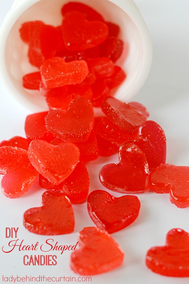 DIY Heart Shaped Candies - Lady Behind The Curtain
