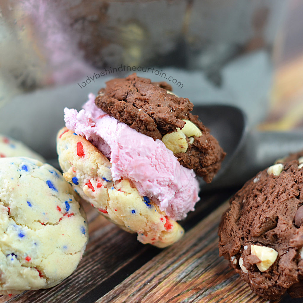 Homemade Neapolitan Ice Cream Sandwiches