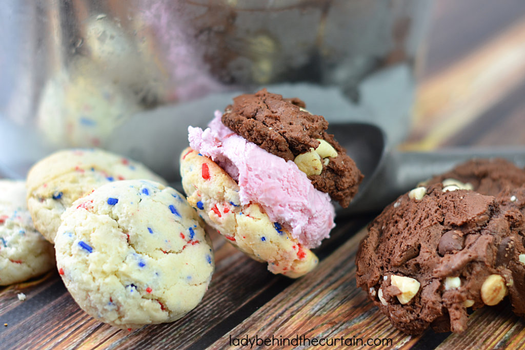 Homemade Neapolitan Ice Cream Sandwiches