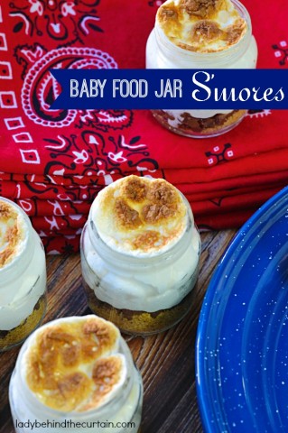 Baby Food Jar S'mores - Lady Behind The Curtain