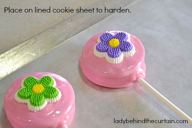 Fairy Garden Cookie Pops - Lady Behind The Curtain