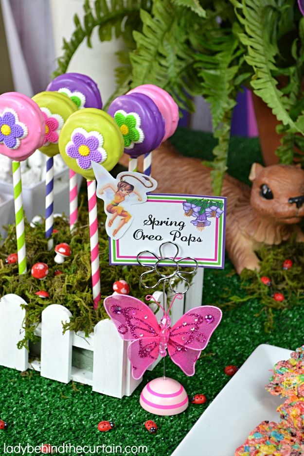 Fairy Garden Cookie Pops - Lady Behind The Curtain