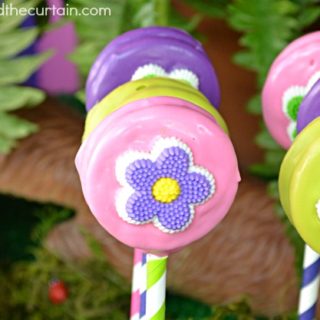 Fairy Garden Cookie Pops - Lady Behind The Curtain
