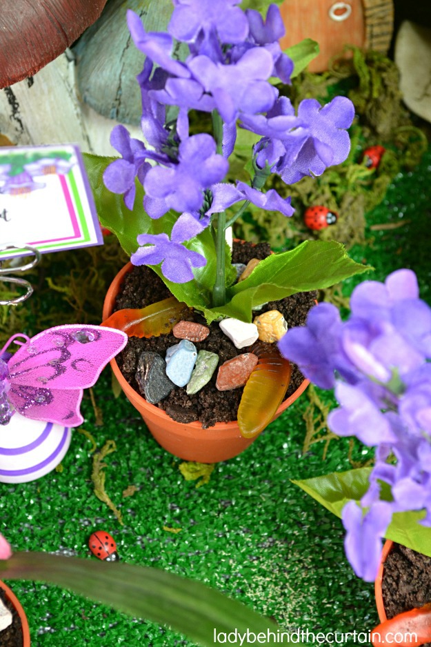 Fairy Garden Dirt Dessert Cups - Lady Behind The Curtain