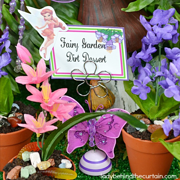 Fairy Garden Dirt Dessert Cups - Lady Behind The Curtain