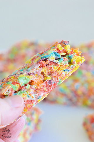 Fruity Pebbles Rice Krispies Treats