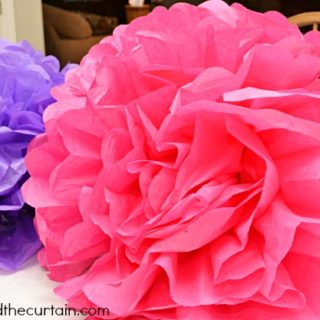 Giant Tissue Flowers - Lady Behind The Curtain