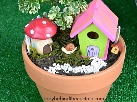 Living Fairy Garden Party Favor - Lady Behind The Curtain
