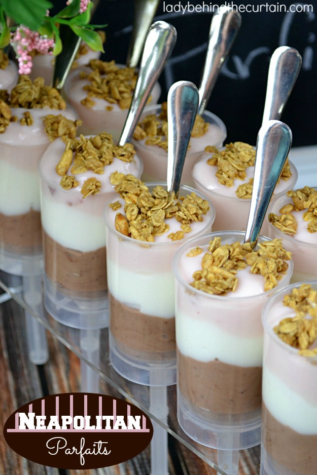 Neapolitan Parfaits - Lady Behind The Curtain